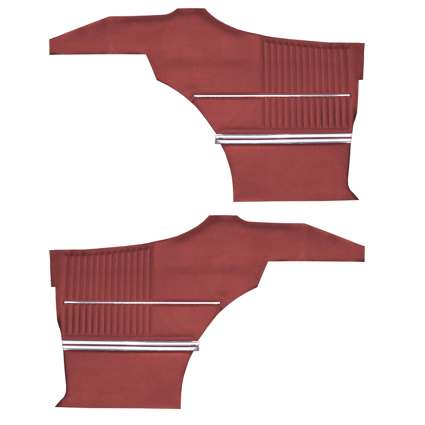 68 CUTLASS 'S'/442 SPORTS COUPE REAR PANELS (UNASSEMBLED) - RED