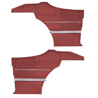 68 CUTLASS 'S'/442 SPORTS COUPE REAR PANELS (UNASSEMBLED) - RED