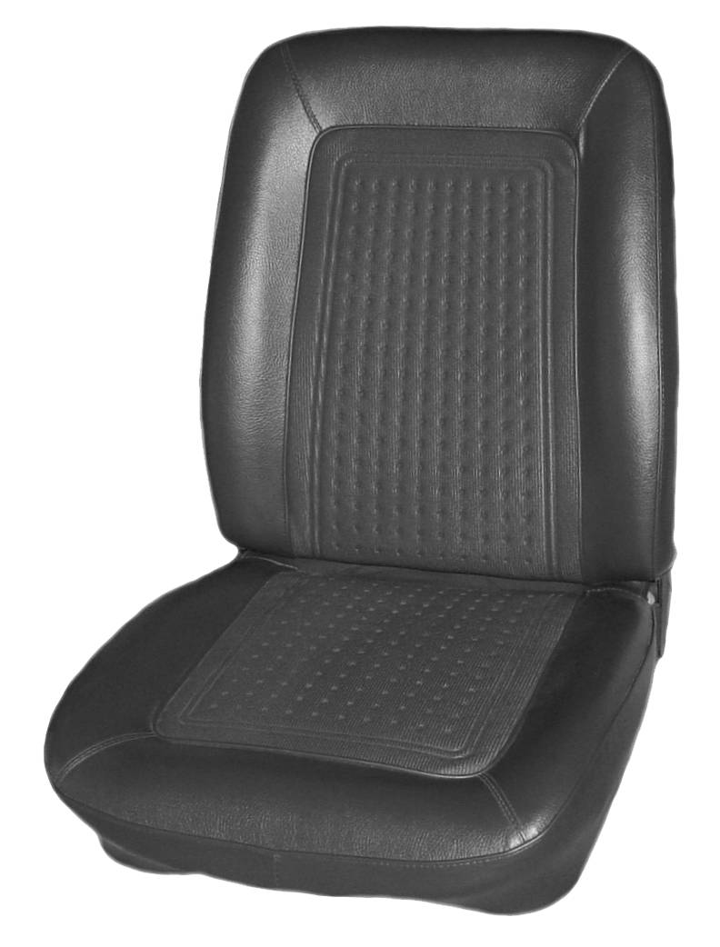 68 JAVELIN SST/AMX (RECLINING) BUCKET SEAT UPHOLSTERY - BLACK