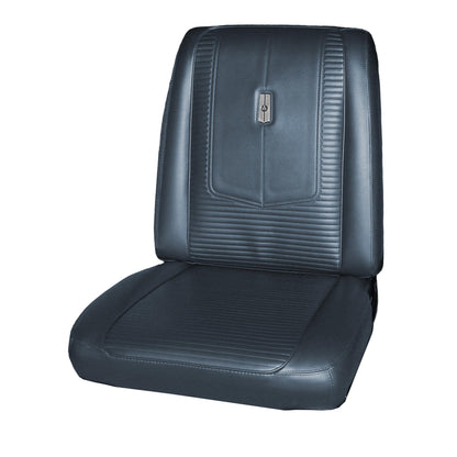 67 DART GT BUCKET SEAT UPHOLSTERY - NAVY