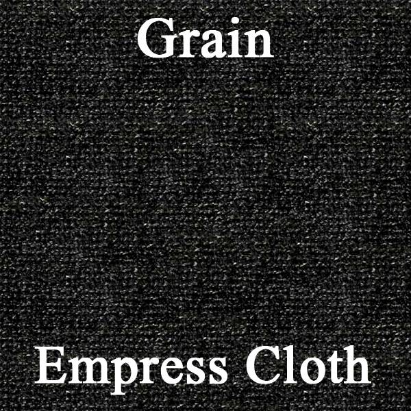 76 CAMARO "DELUXE CLOTH" DOOR PANELS (PRE-ASSEMBLED) - SRM BLACK EMPRESS CLOTH/BLACK