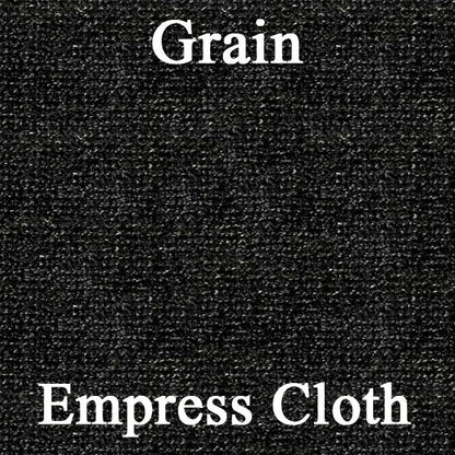 76 CAMARO "DELUXE CLOTH" DOOR PANELS (PRE-ASSEMBLED) - SRM BLACK EMPRESS CLOTH/BLACK