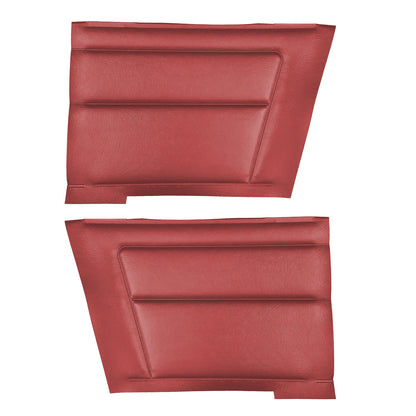 67 CAMARO "DELUXE" CONVERTIBLE REAR PANELS - RED