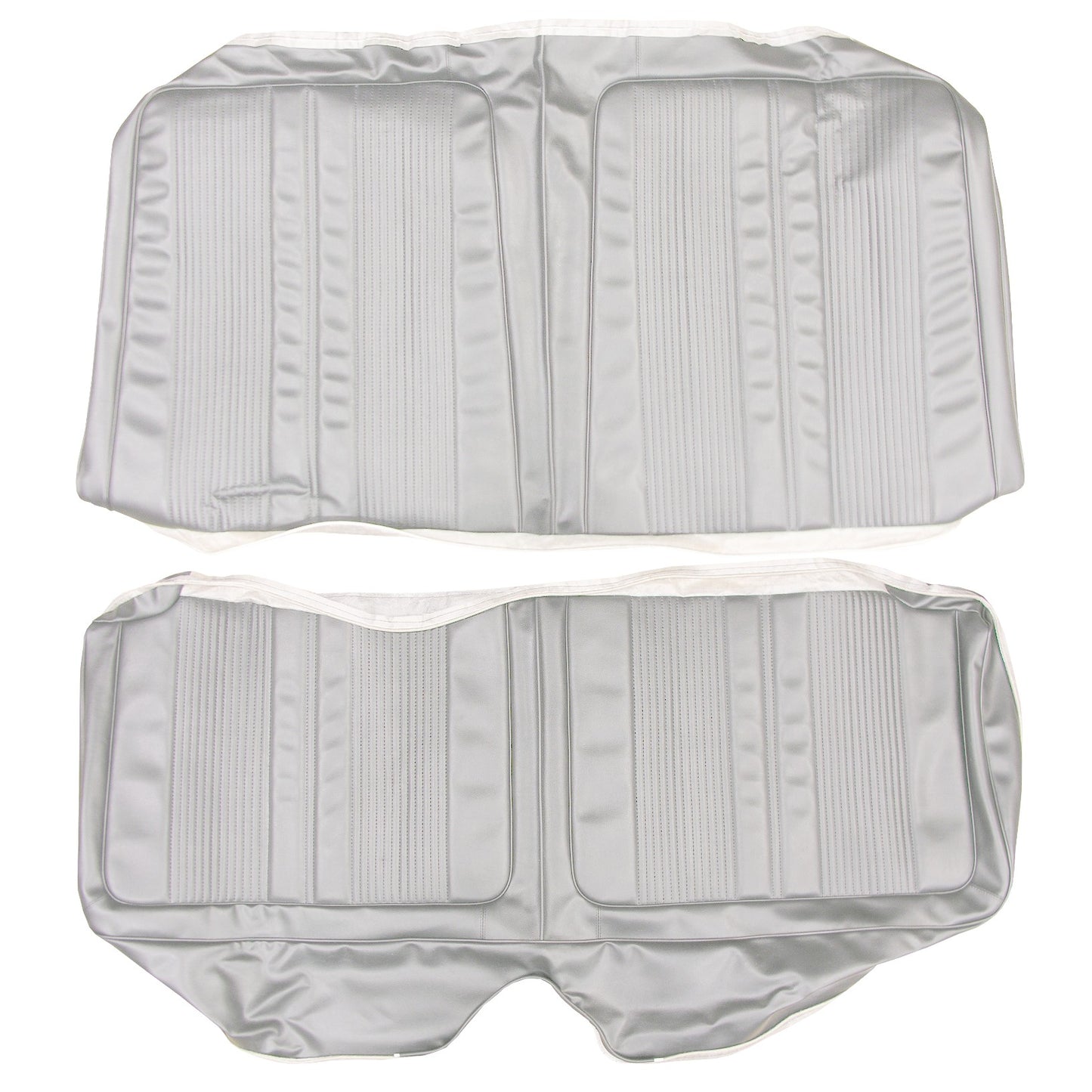 69 CORONET 440/SUPERBEE HTP/SDN REAR UPHOLSTERY - WHITE
