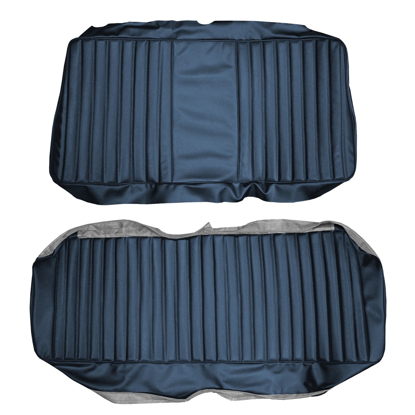 74-76 DART SPORT/DUSTER FOLD-DOWN REAR UPHOLSTERY - BLUE