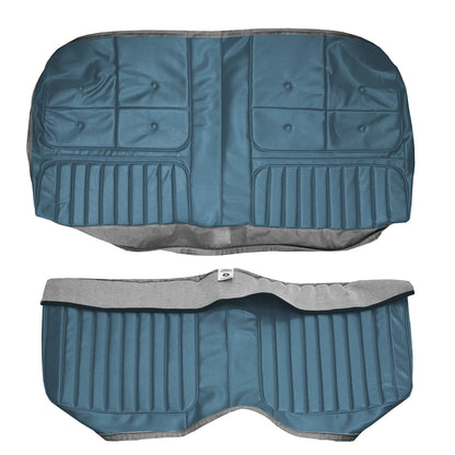 70 CUTLASS SUPREME HOLIDAY COUPE REAR UPHOLSTERY - BLUE