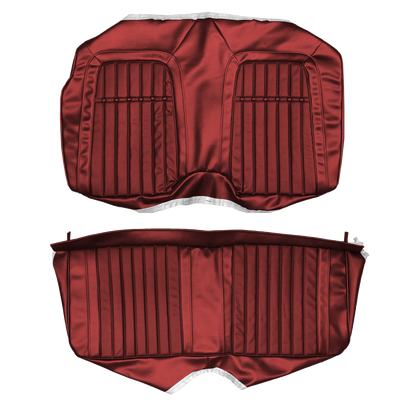 69 CAMARO "DELUXE" FOLD-DOWN REAR UPHOLSTERY - RED