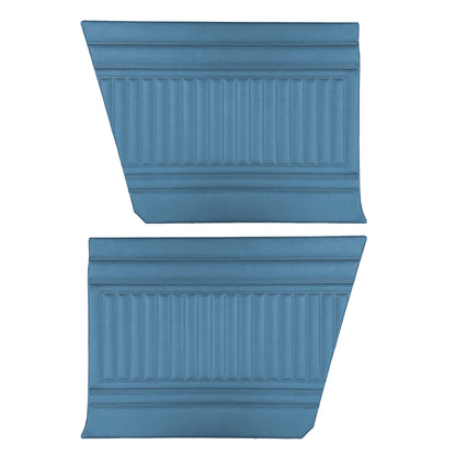 73 DART SWINGER HARDTOP REAR PANELS - BRIGHT BLUE