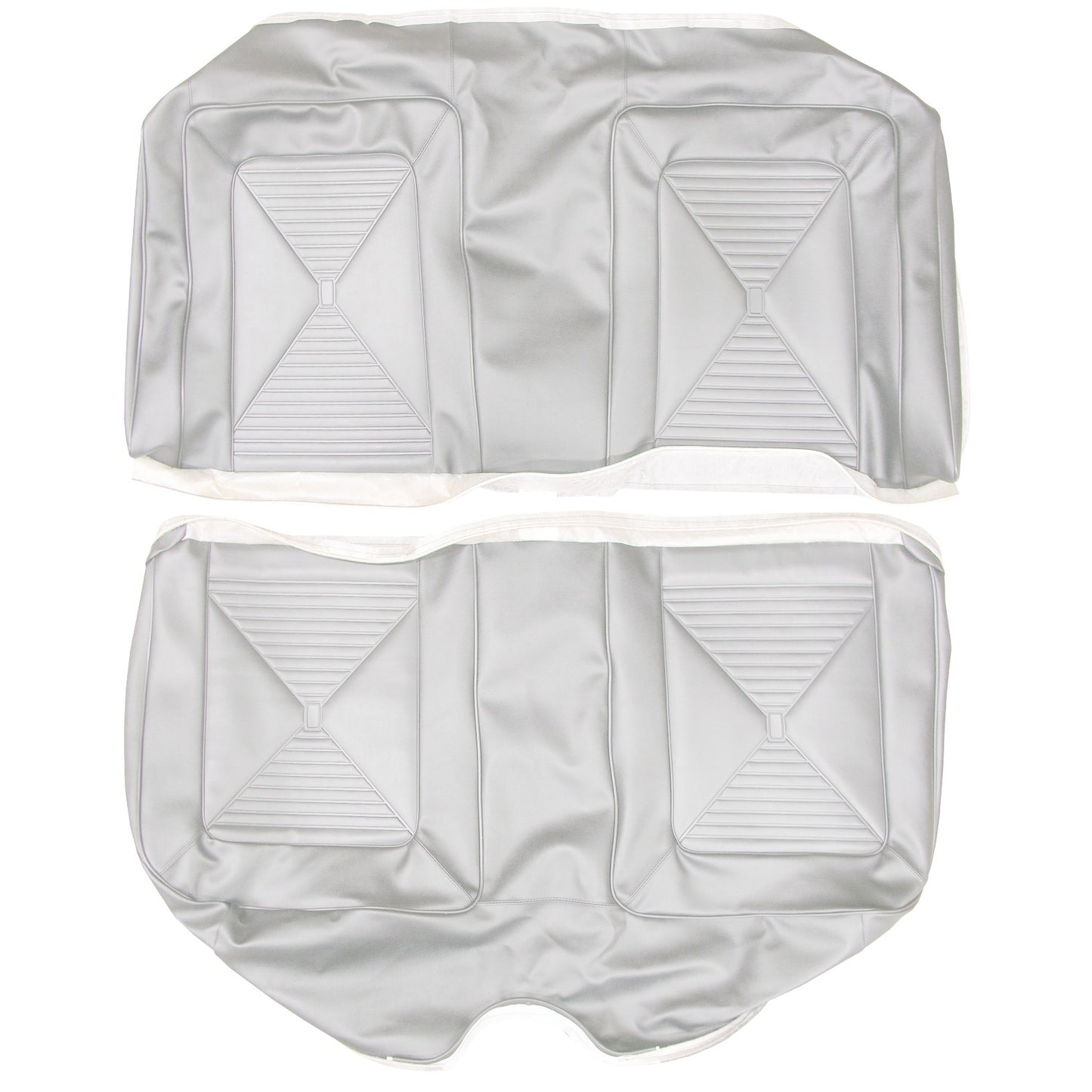 65 DART GT HARDTOP REAR UPHOLSTERY - PEARL WHITE