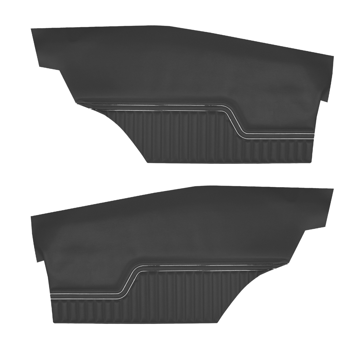 70-72 CHEVELLE/MALIBU HARDTOP REAR PANELS (UNASSEMBLED) - BLACK