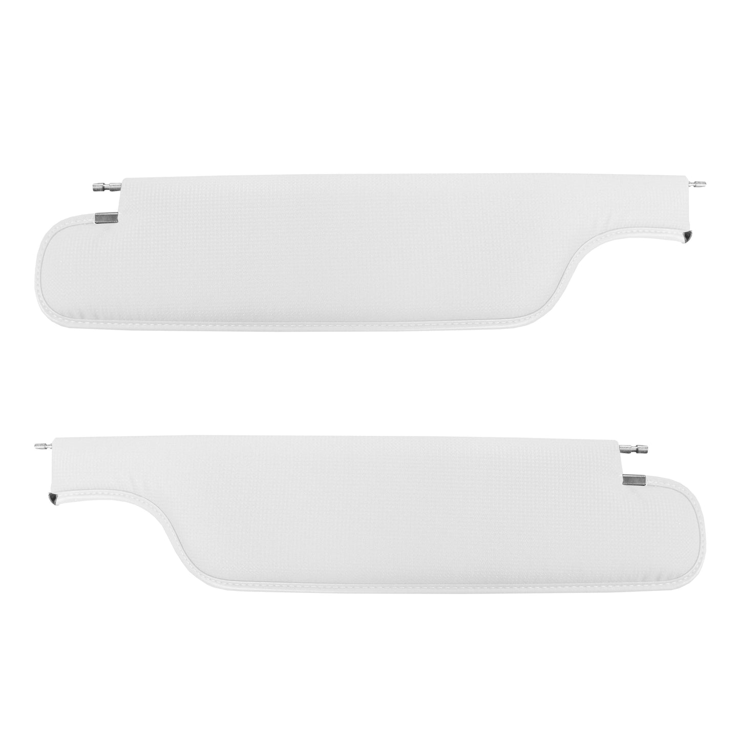 69 F-85/CUTLASS/442 HOLIDAY COUPE SUNVISORS (BASKETWEAVE) - WHITE
