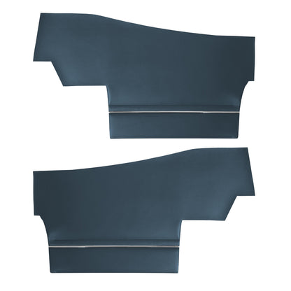69 GTO/LEMANS CONVERTIBLE REAR PANELS (UNASSEMBLED) - BLUE