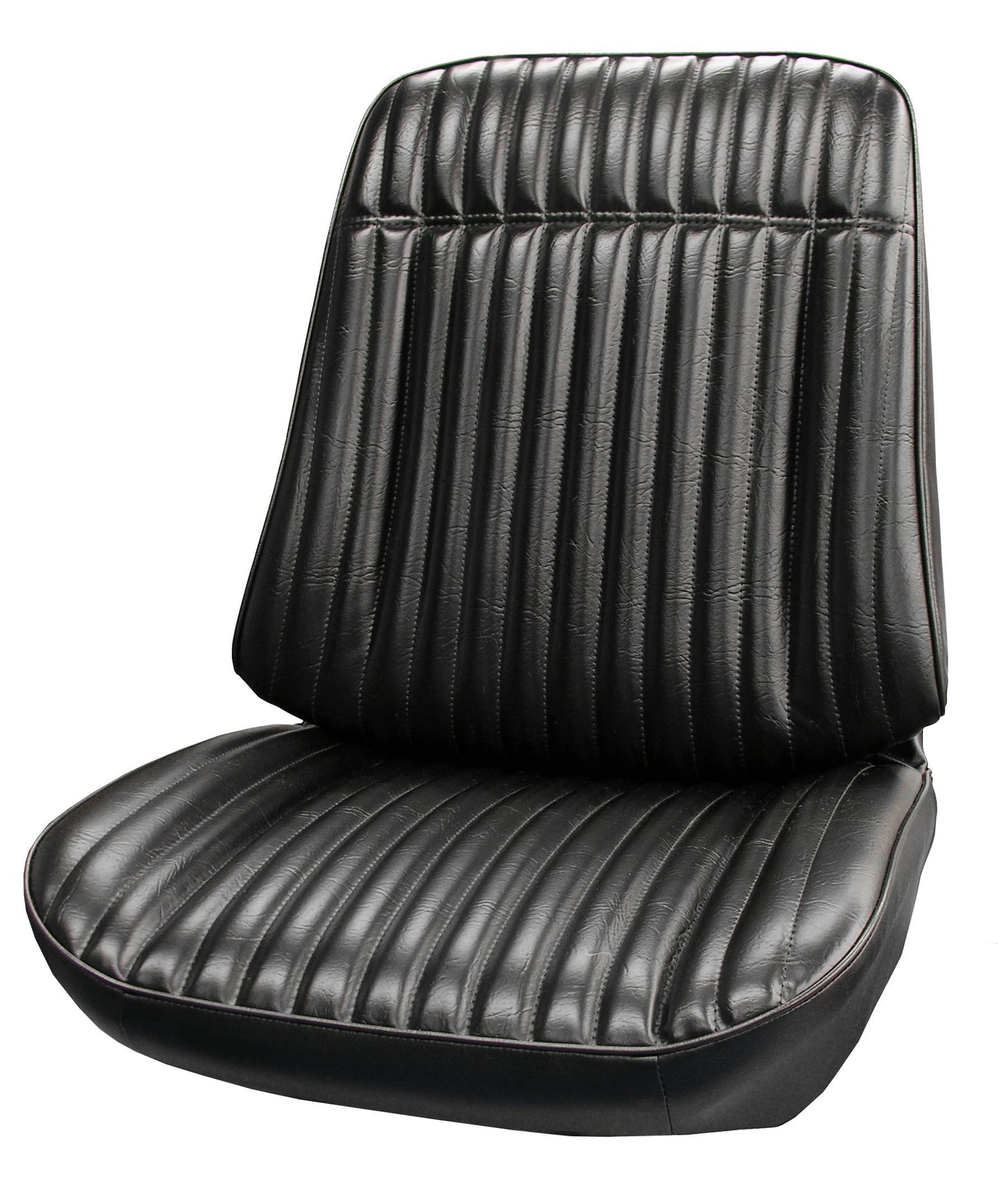 70 MONTE CARLO BUCKET SEAT UPHOLSTERY - BLACK