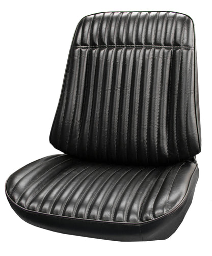 70 MONTE CARLO BUCKET SEAT UPHOLSTERY - SADDLE