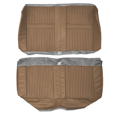 64 CUTLASS/442 HARDTOP REAR UPHOLSTERY - BROWN