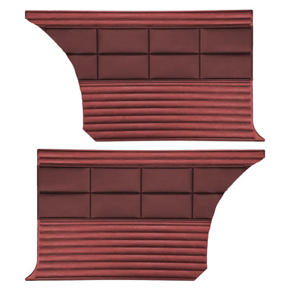68 SATELLITE/ROADRUNNER "DECOR" HARDTOP REAR PANELS - MAROON/RED
