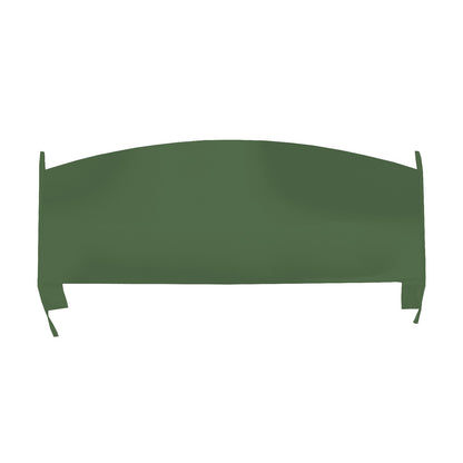 76 DART HARDTOP PACKAGE TRAY W/O SPEAKER SPEAKER CUTS - LIGHT GREEN