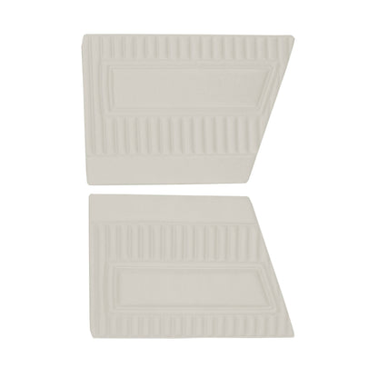 67 BARRACUDA FASTBACK REAR PANELS - PEARL WHITE