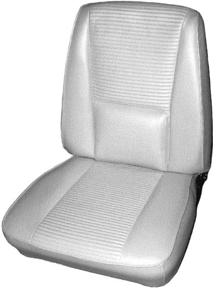 69 DART GT/GTS BUCKET SEAT UPHOLSTERY - PEARL WHITE