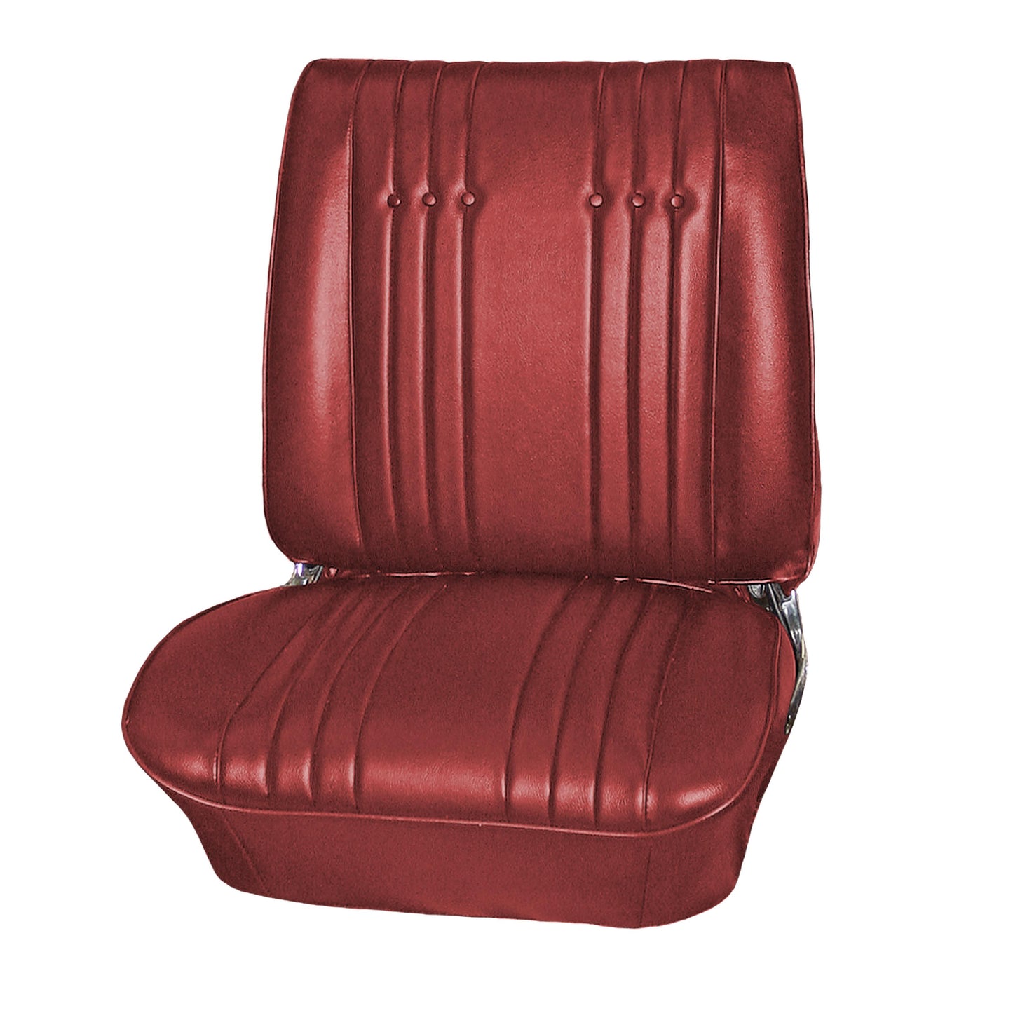 65 SKYLARK/GS SPT CPE/CNV BUCKET SEAT UPHOLSTERY - RED