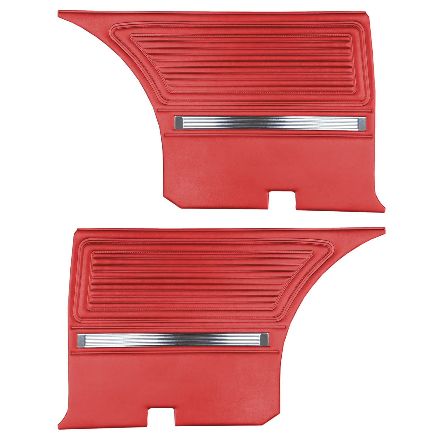 65 BARRACUDA FASTBACK REAR PANELS - RED