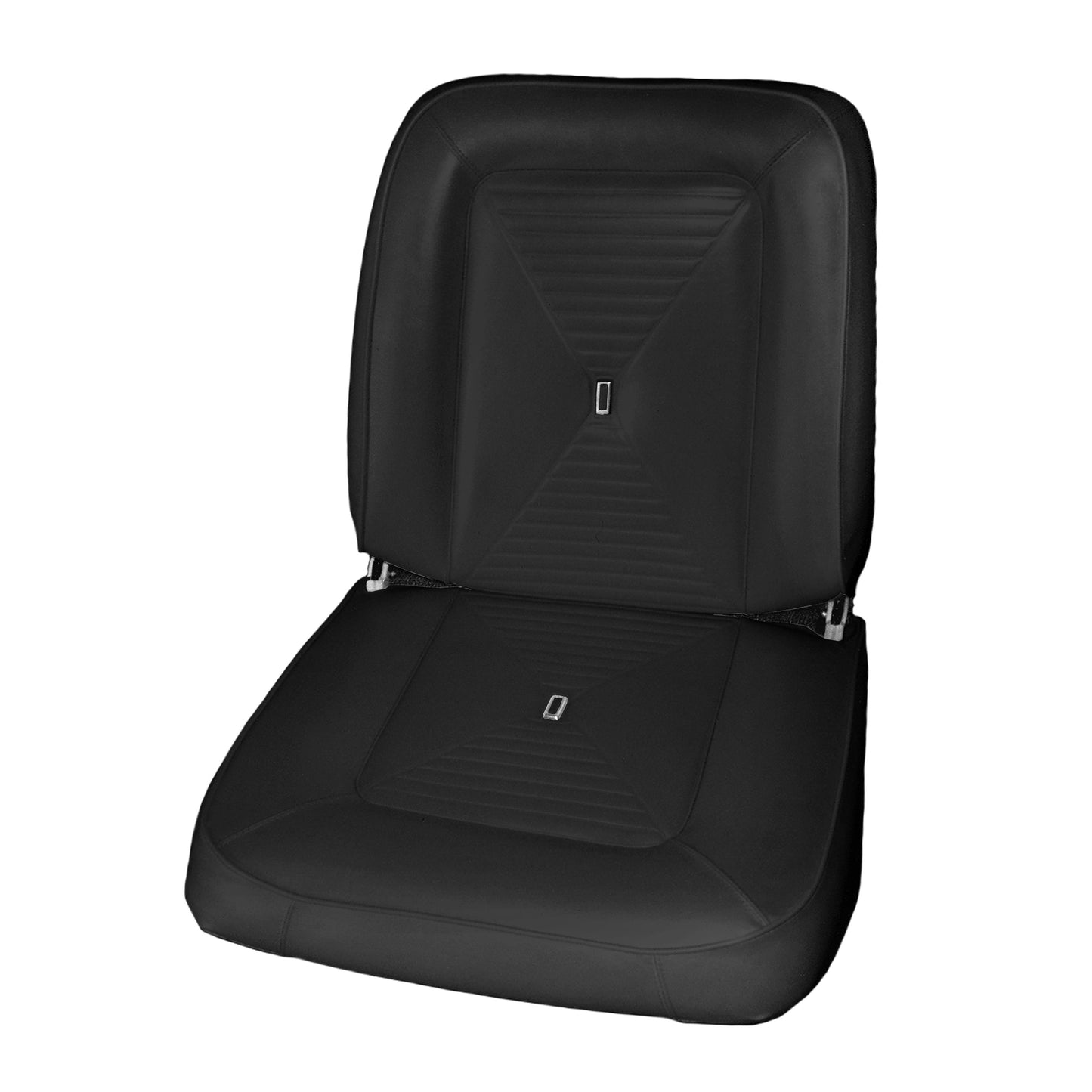 65 DART GT BUCKET SEAT UPHOLSTERY - BLACK