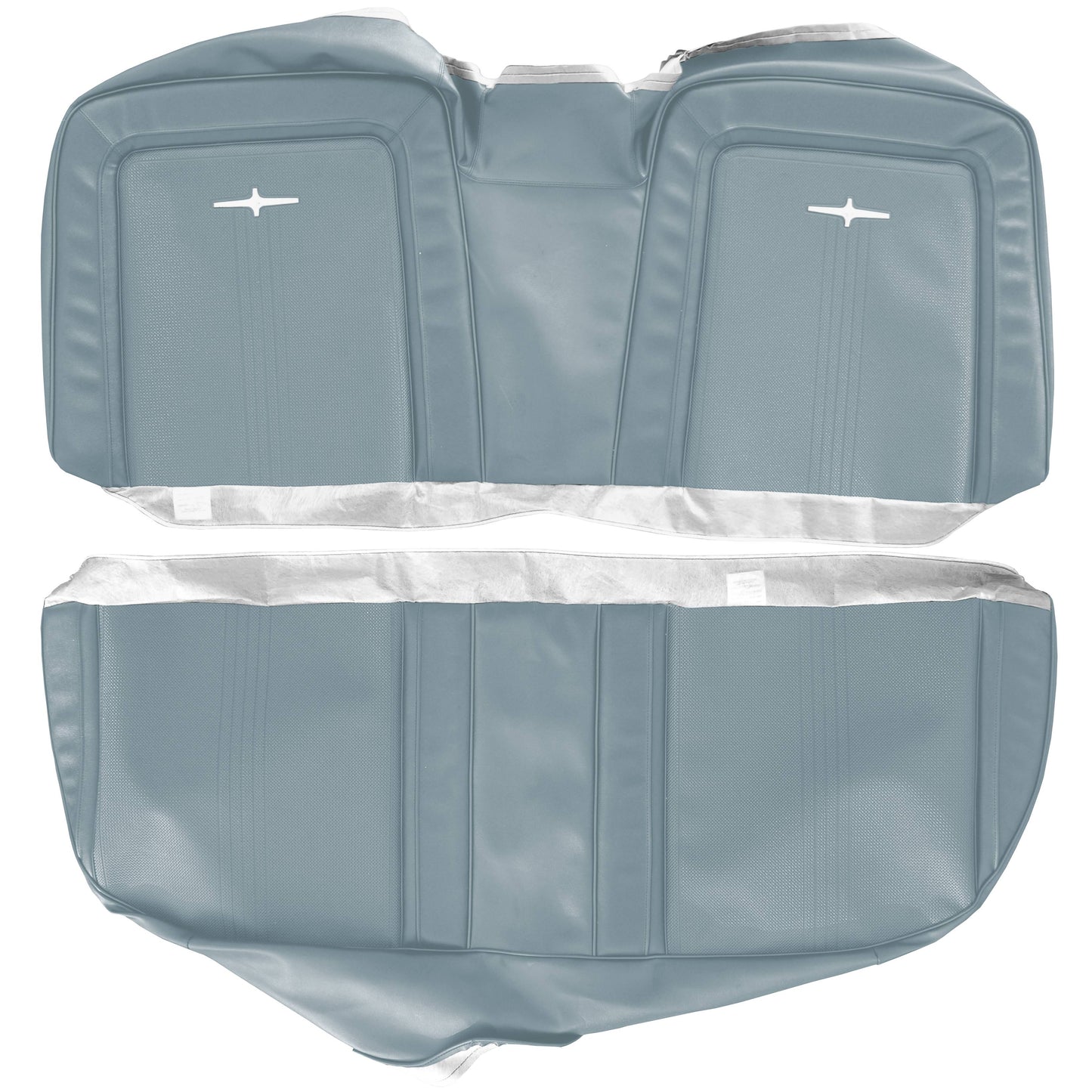 64 CHRYSLER 300 300K 4-DOOR HTP REAR UPHOLSTERY - BLUE