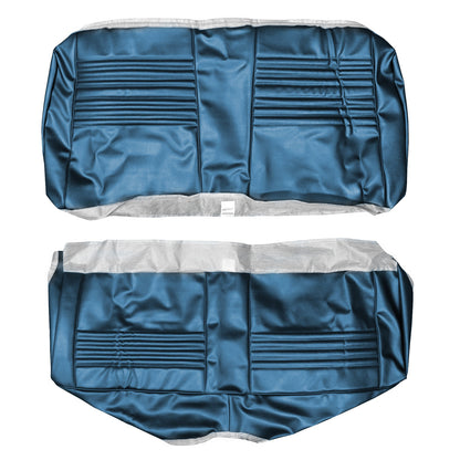 67 CHEVELLE/MALIBU HARDTOP REAR UPHOLSTERY - BRIGHT BLUE