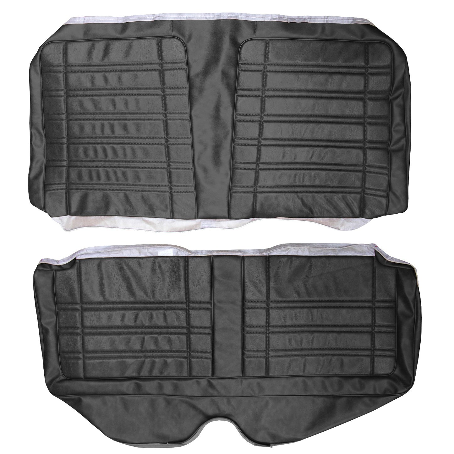 70 CORONET 440/SUPERBEE HTP/SDN REAR UPHOLSTERY - BLACK