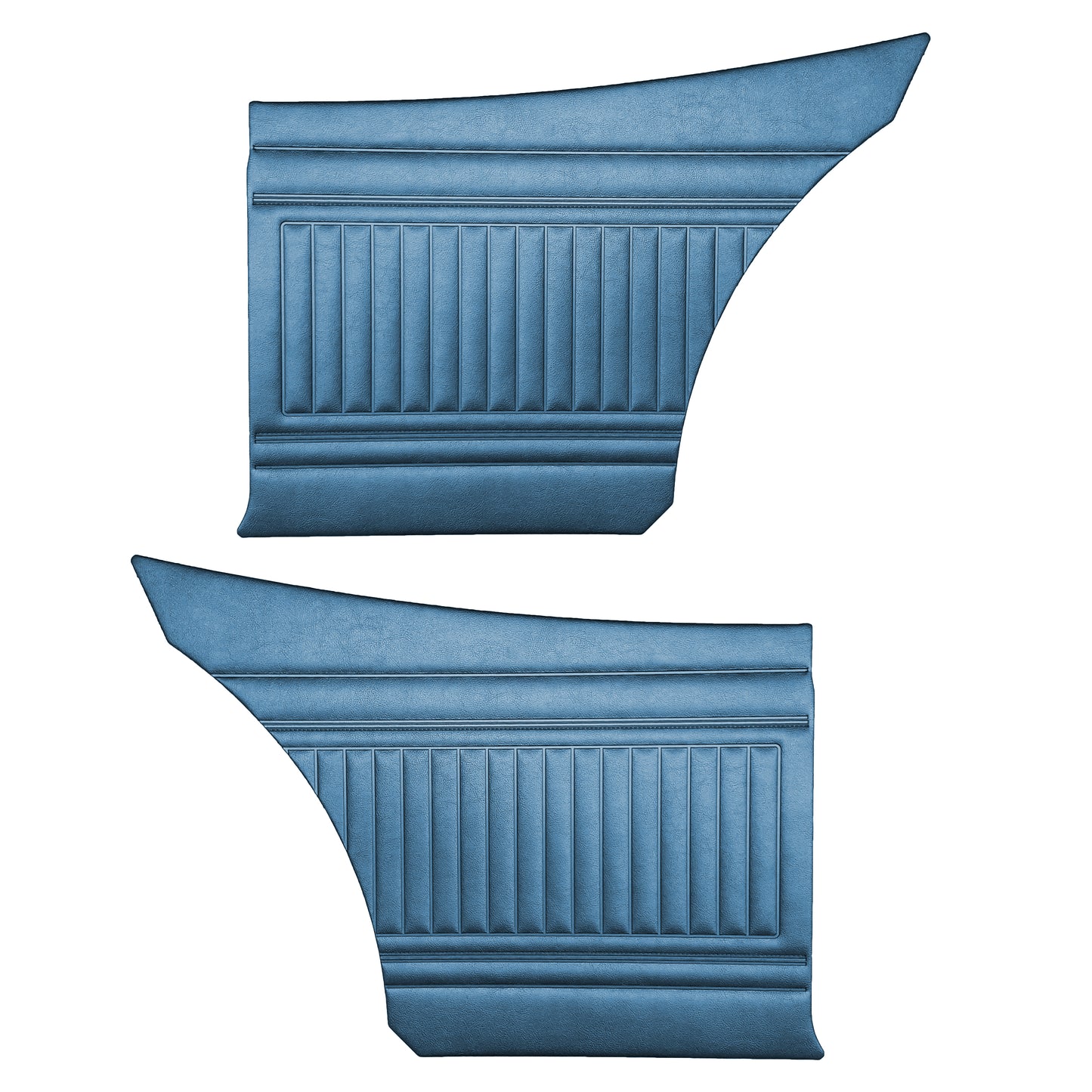 73 DUSTER/DART SPORT FASTBACK REAR PANELS - BRIGHT BLUE