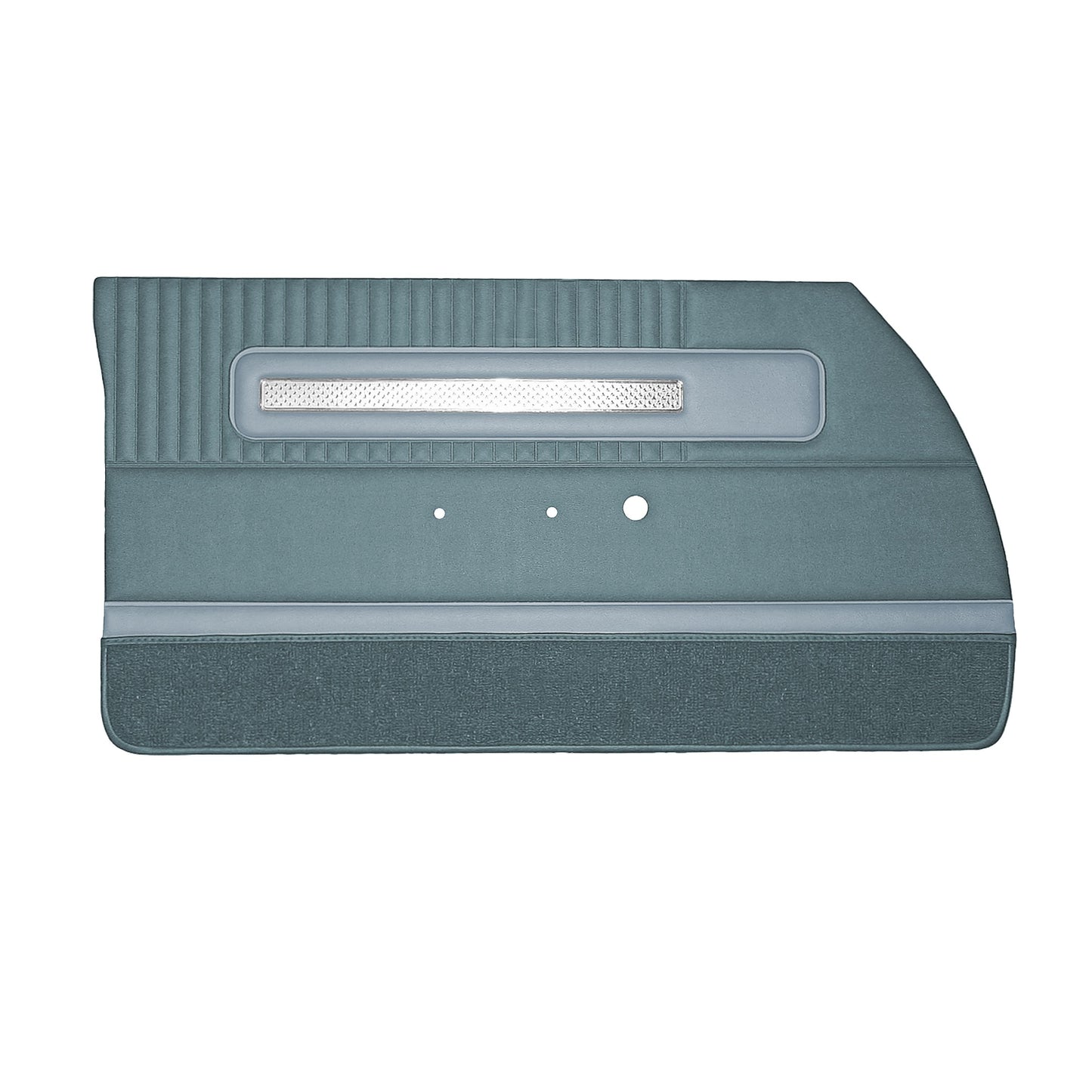 64 POLARA 500 FRONT DOOR PANELS (UNASSEMBLED) - BLUE W/ SRM POWDER BLUE ACCENT