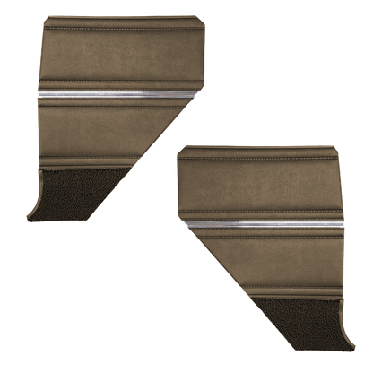 64 DART GT CONVERTIBLE REAR PANELS - SRM DARK BROWN