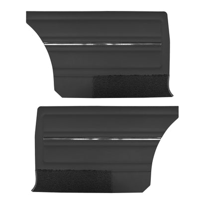 65 DART GT HARDTOP REAR PANELS - BLACK