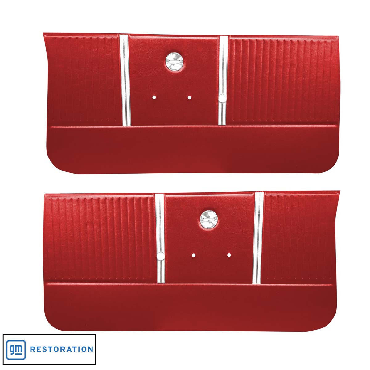 64 CHEVELLE/MALIBU FRONT DOOR PANELS - RED