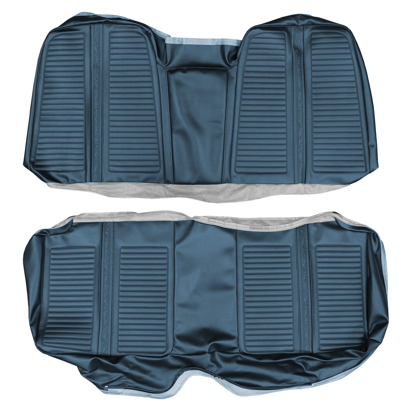 67 SATELLITE/GTX HARDTOP REAR UPHOLSTERY - NAVY