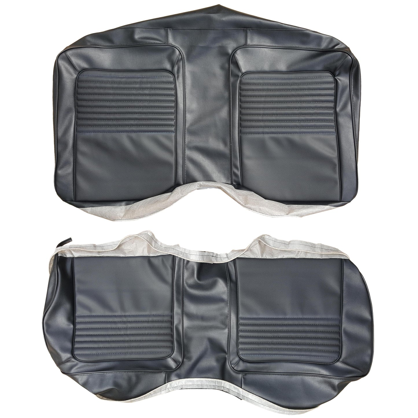 70 BARRACUDA/'CUDA CONVERTIBLE REAR UPHOLSTERY - BLACK