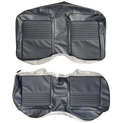 70 BARRACUDA/'CUDA CONVERTIBLE REAR UPHOLSTERY - BLACK