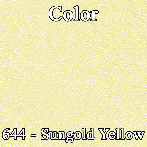 69 BARRACUDA "DELUXE" FASTBACK REAR PANELS - PEARL YELLOW