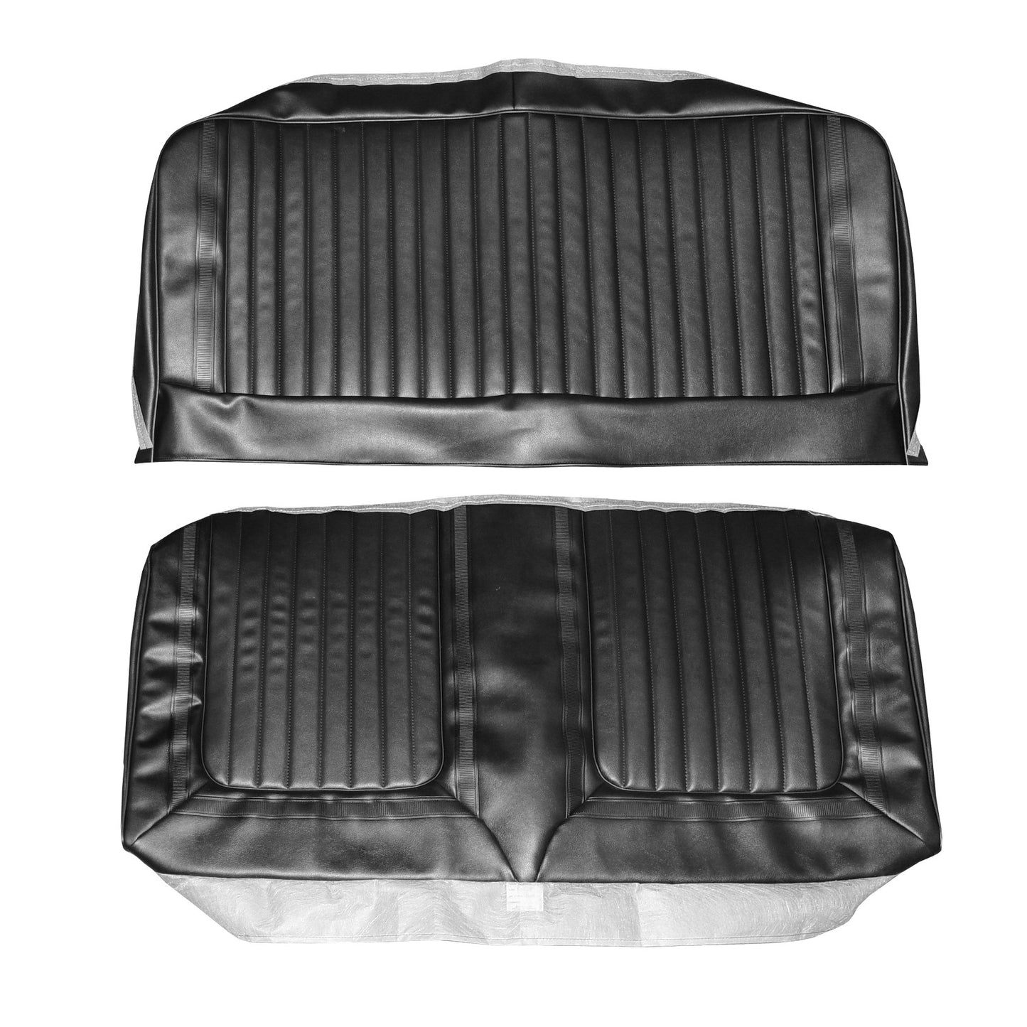 69 SKYLARK/GS 350/400 SPORT COUPE REAR UPHOLSTERY- BLACK