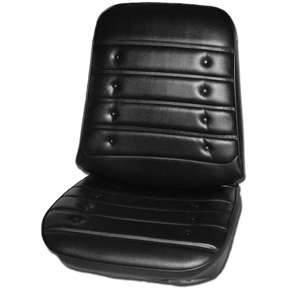 71 CUTLASS 'S'/442 BUCKET SEAT UPHOLSTERY - BLACK
