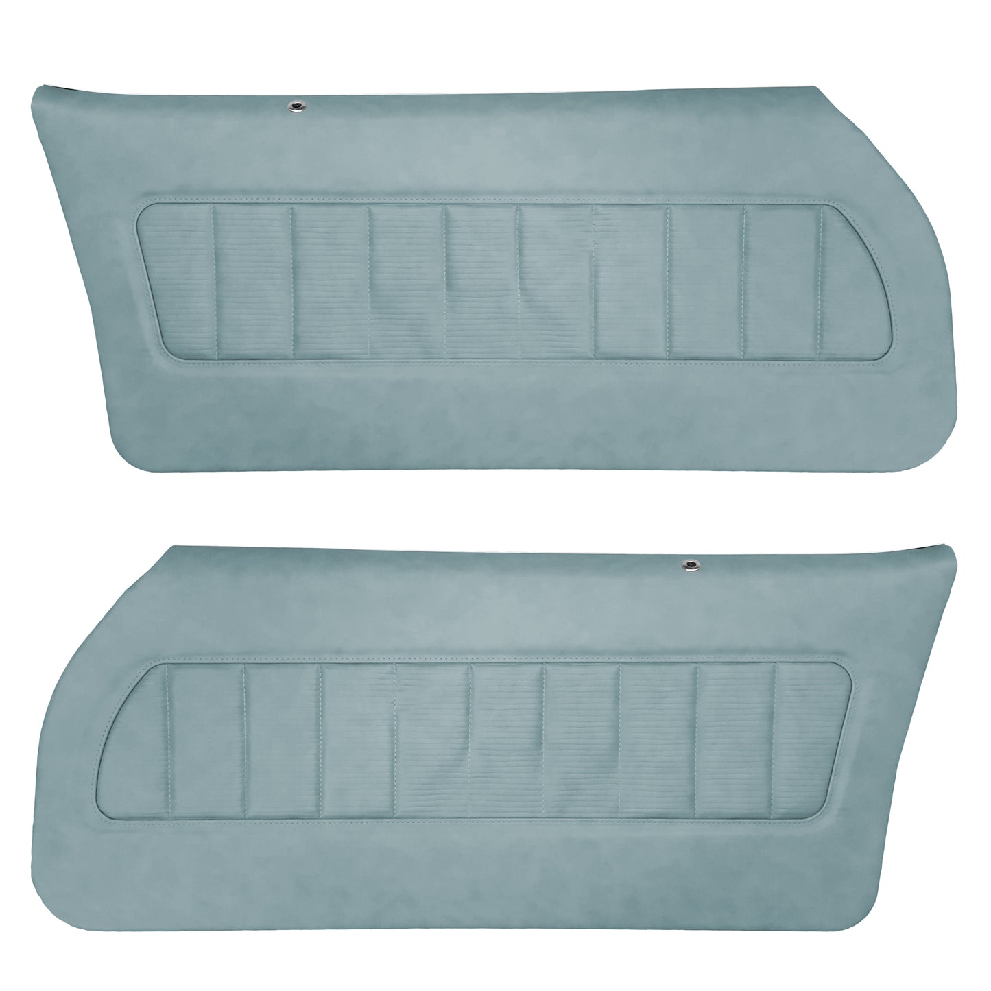 77 CAMARO "DELUXE" DOOR PANELS (PRE-ASSEMBLED) -  BLUE