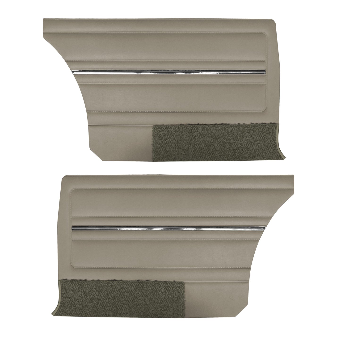 65 DART GT HARDTOP REAR PANELS - FAWN TAN