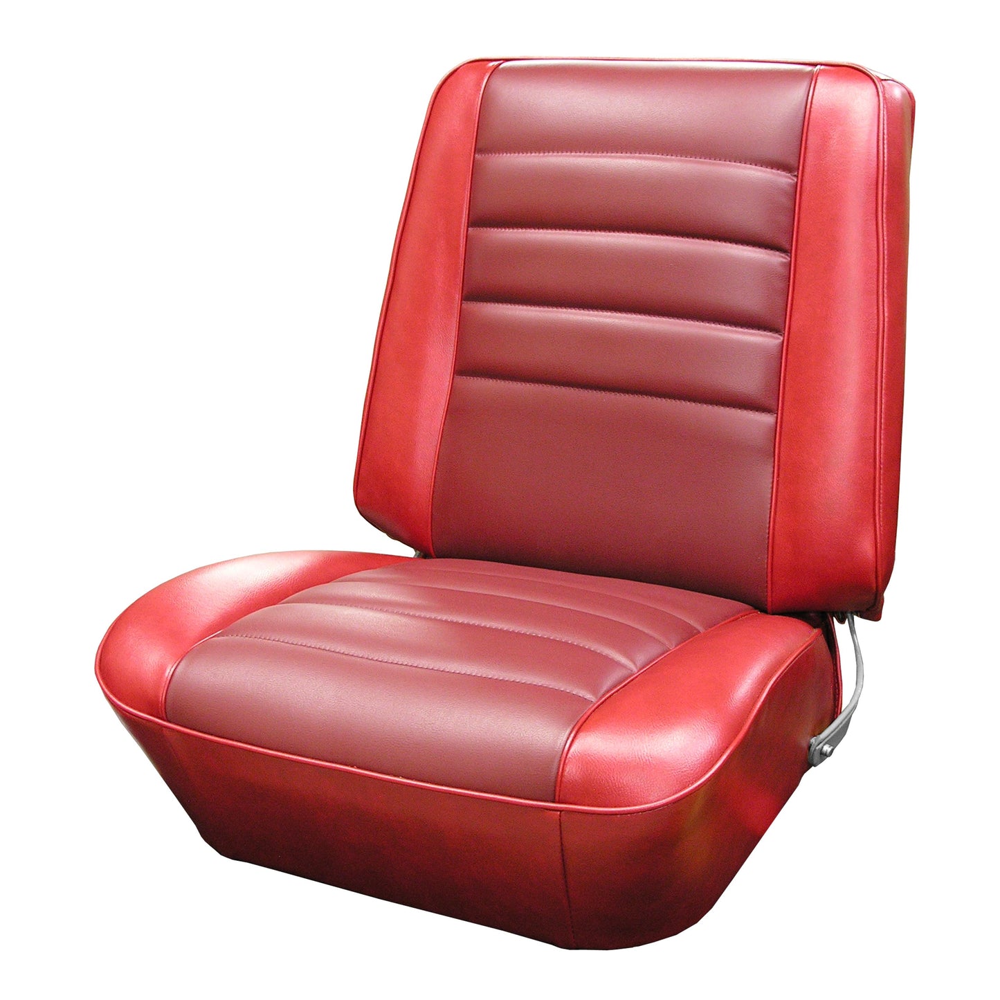 65 CHEVELLE/MALIBU/EL CAMINO BUCKET UPHOLSTERY - DARK RED/RED