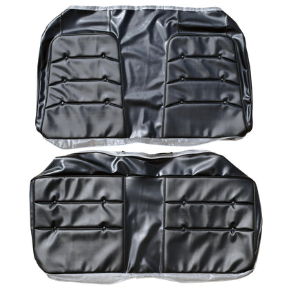 71 CHARGER SE REAR 'LEATHER STYLE' UPHOLSTERY - BLACK