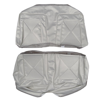 65 DART GT CONVERTIBLE REAR UPHOLSTERY - PEARL WHITE