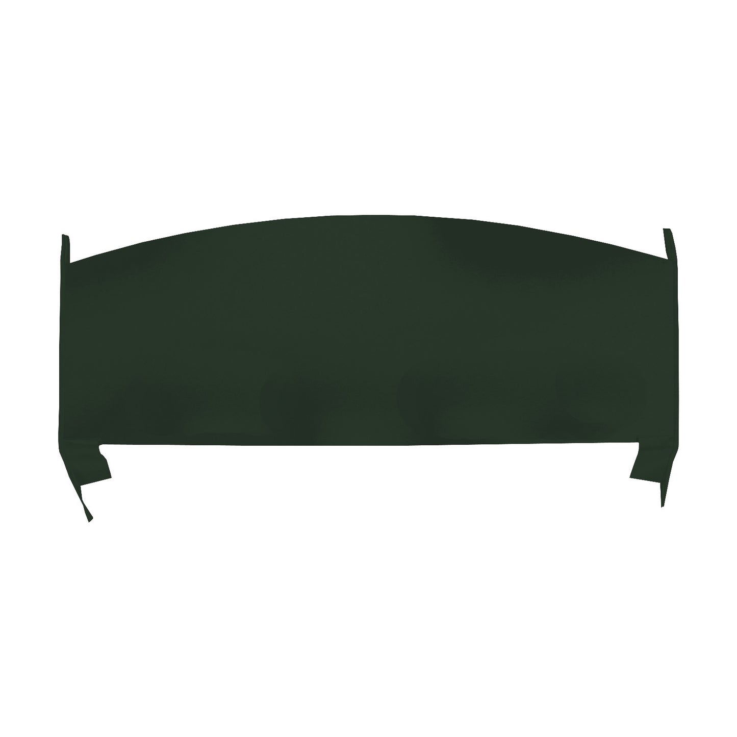 72 DUSTER/DEMON PACKAGE TRAY W/O SPEAKER CUT-OUTS - GREEN