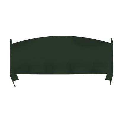 72 DUSTER/DEMON PACKAGE TRAY W/O SPEAKER CUT-OUTS - GREEN