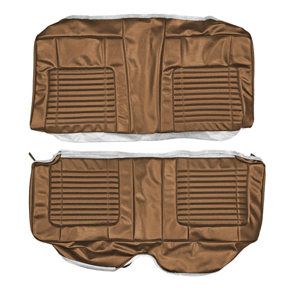 70 CHARGER HARDTOP REAR UPHOLSTERY - BROWN