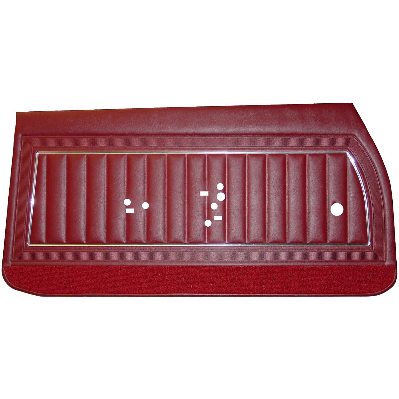 69 SKYLARK/GS "DELUXE" FRONT DOOR PANELS (UNASSEMBLED) - RED