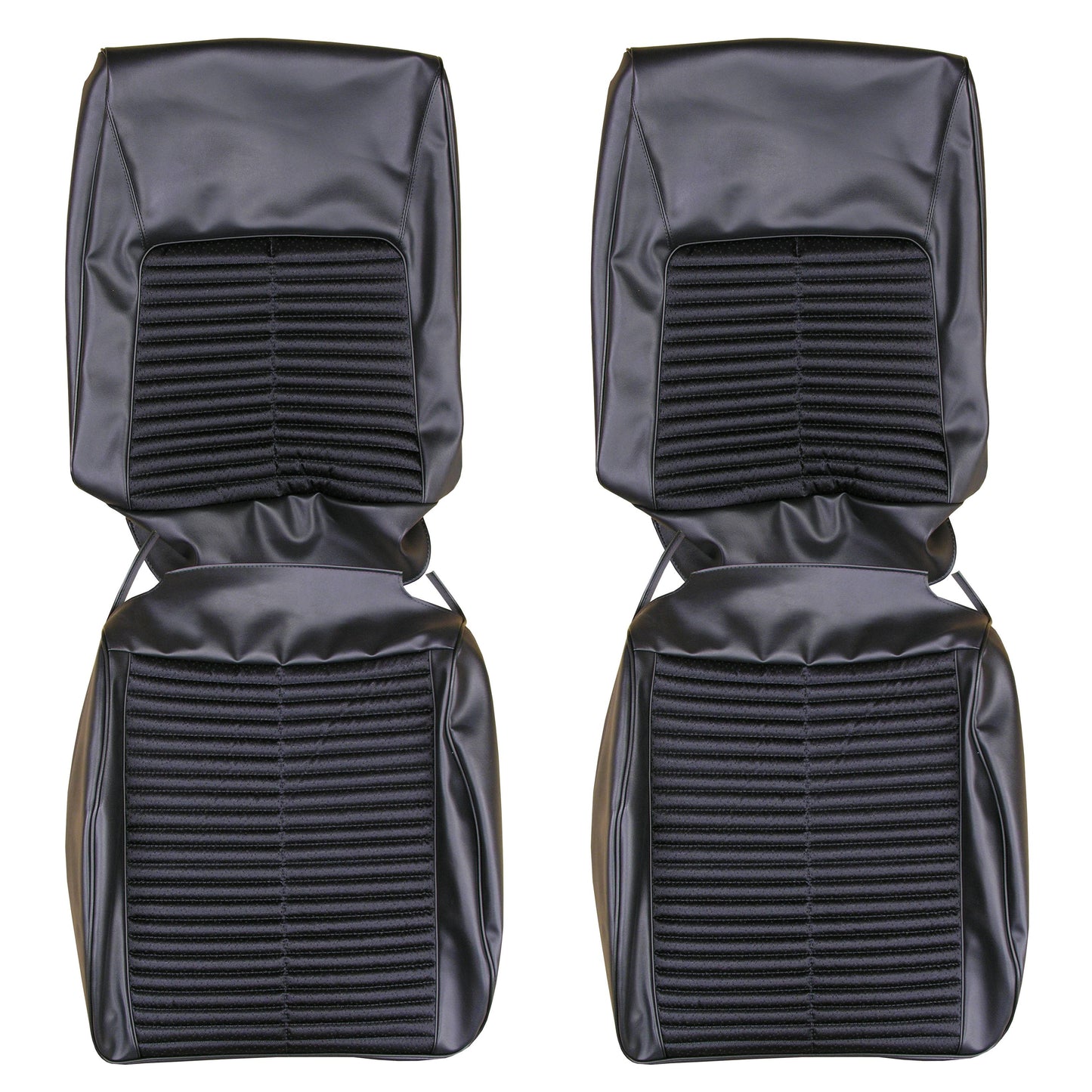68 CHRYLSER 300 RECLINING BUCKET CLOTH UPHOLSTERY- SRM BLACK CLOTH/BLACK